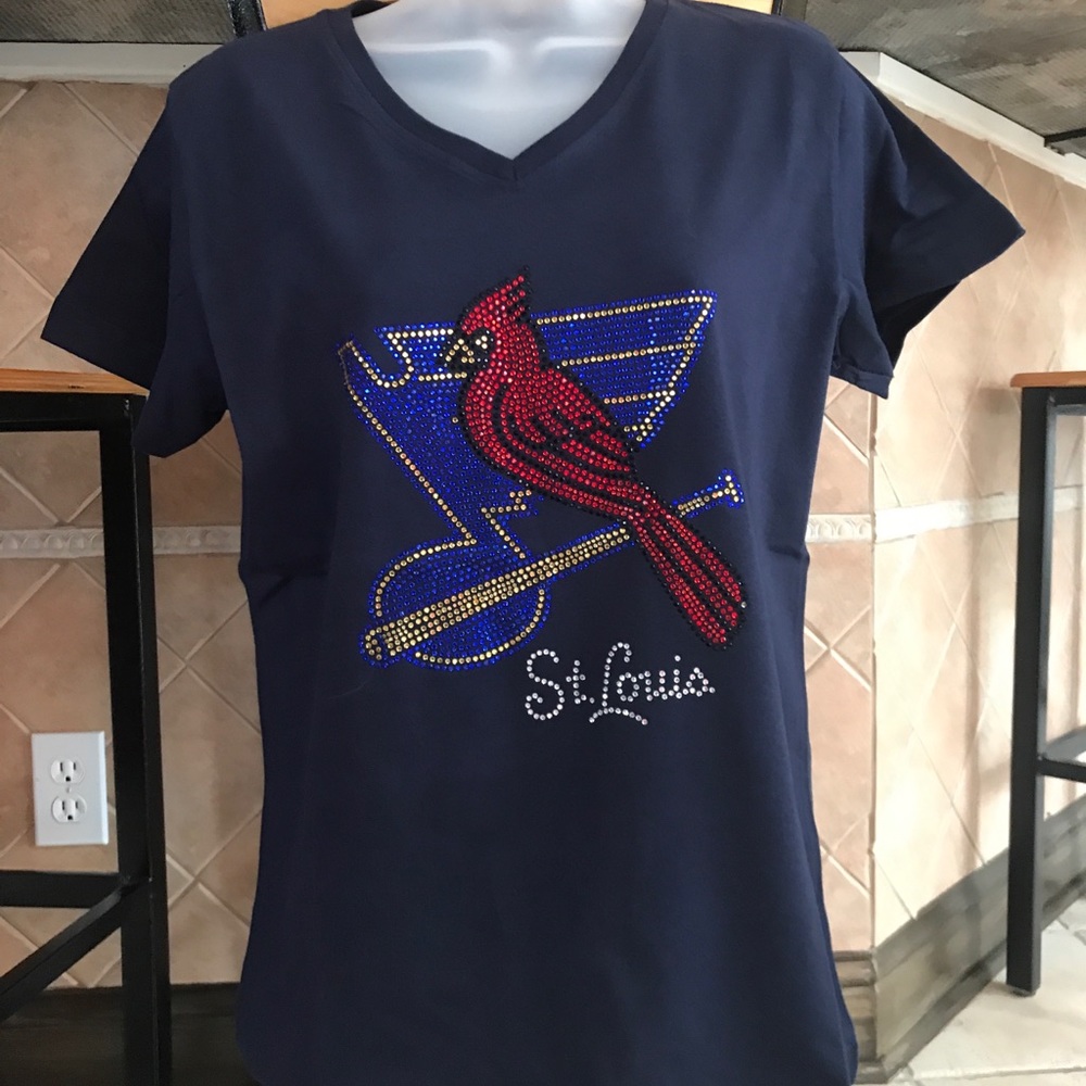 Saint Louis fan Navy T Shirt
